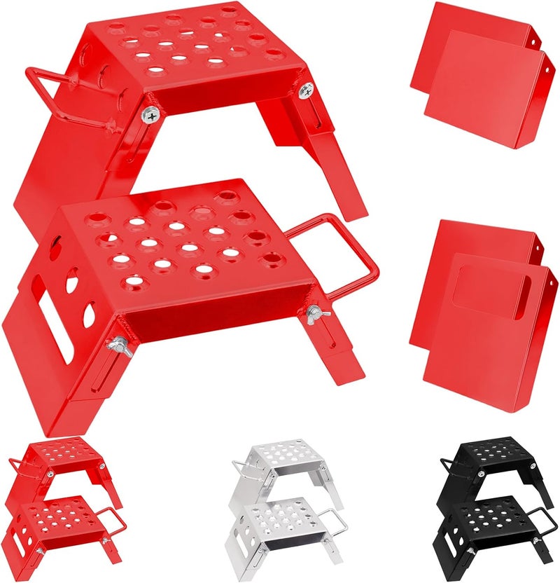 Vaolvpant Adjustable 3-9" Starting Blocks Moto StartingBlock Motorsport Foot Stool Dirt Bike Accessories Providing Strong Support - Image 1